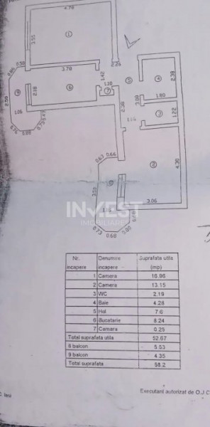 Apartament 2 camere, decomandat, zona Pacurari - Esplanada Mimoza, Iasi