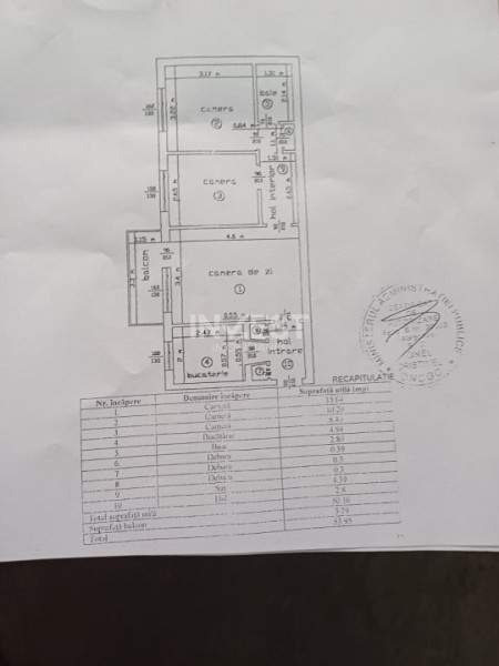 74.900 euro- 3 camere, etaj 1/4, bloc fără risc, Zimbru