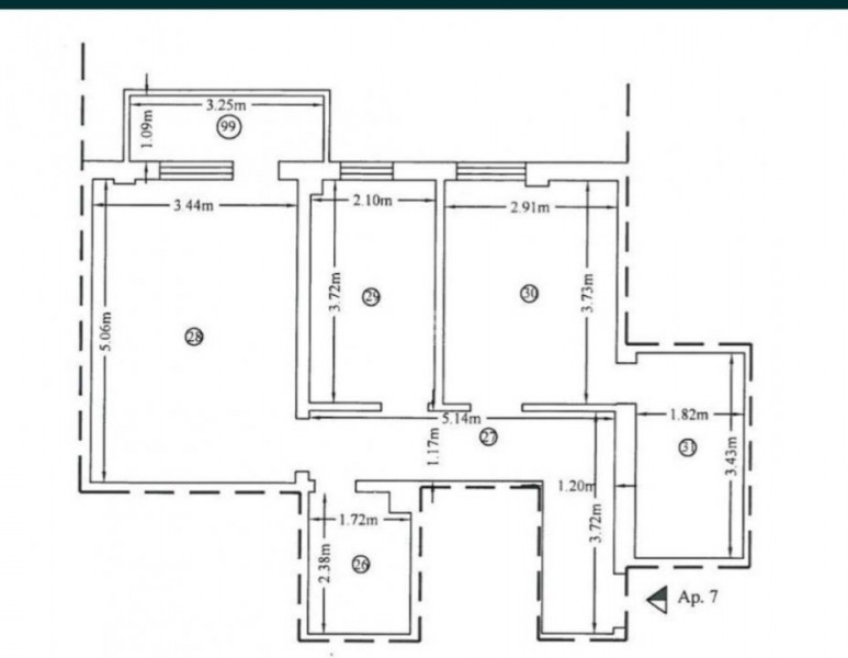 Apartament 2 camere 60mp *Complet Mobilat & Utilat* Bucium - Vișan