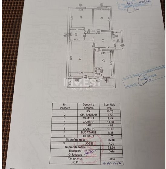 Ocazie! Apartament 3 camere, 72 mp, Dacia – Luminos și bine compartimentat