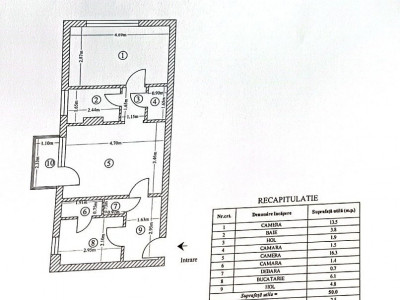 Apartament 2 camere - Bulevardul Cantemir - 67.000 euro 