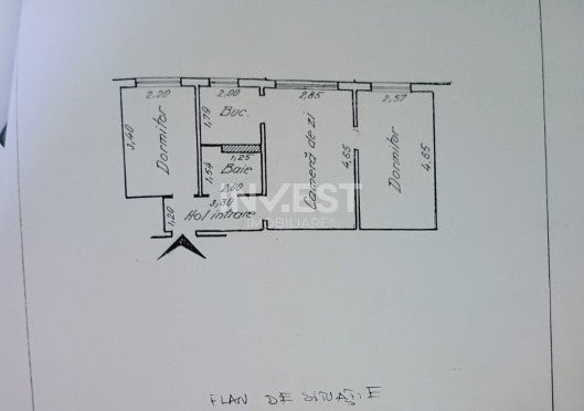 Apartament 3 camere-Tatarasi-etaj 1-bloc fara risc