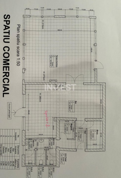 Spațiu Comercial *80 MP* de închiriat în Nicolina