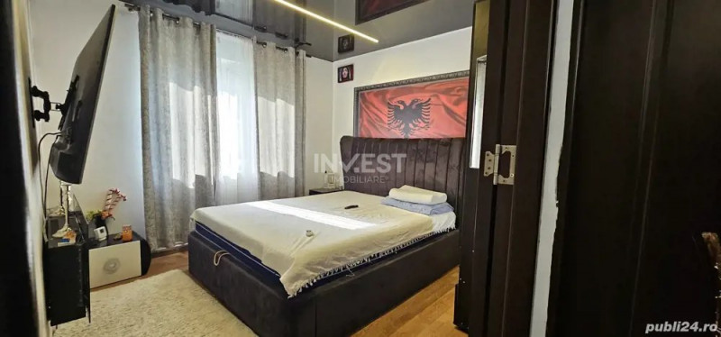 Apartament cu 3 camere de vanzare in zona Zimbru, renovat si mobilat 