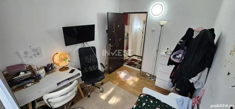 Apartament cu 3 camere de vanzare in zona Zimbru, renovat si mobilat 