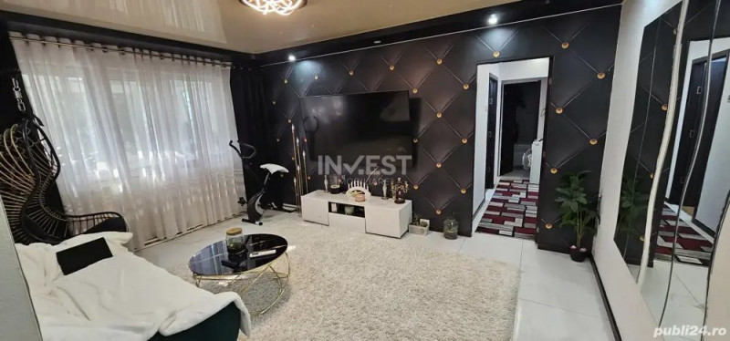 Apartament cu 3 camere de vanzare in zona Zimbru, renovat si mobilat 