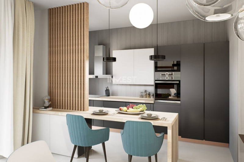 Apartament 1 cameră - spațios într-un complex rezidențial modern din Nicolina