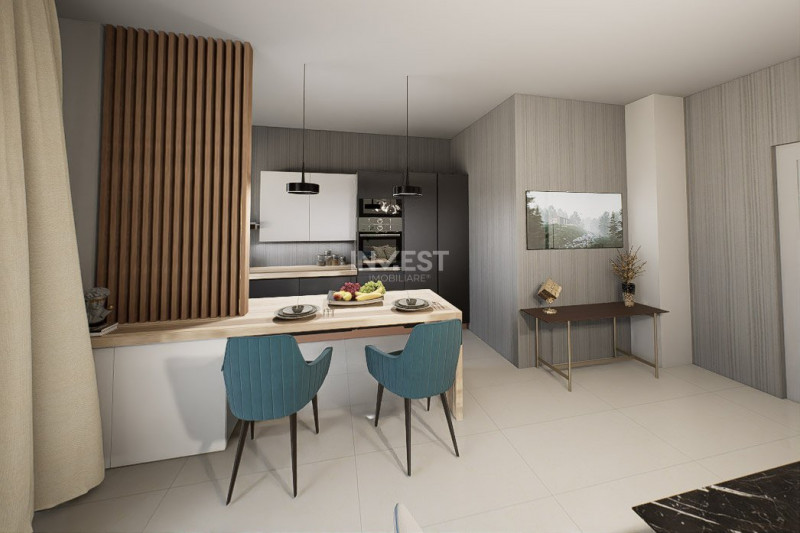 Apartament 1 cameră - spațios într-un complex rezidențial modern din Nicolina