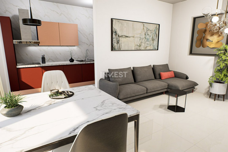Apartament 1 cameră - spațios într-un complex rezidențial modern din Nicolina