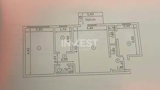 Apartament 2 camere - bloc fără risc - Podul de Piatră - 67.000 euro