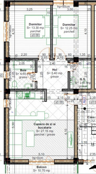 TVA 21% INCLUS! 3 CAMERE+GRADINA+2 LOC PARCARE