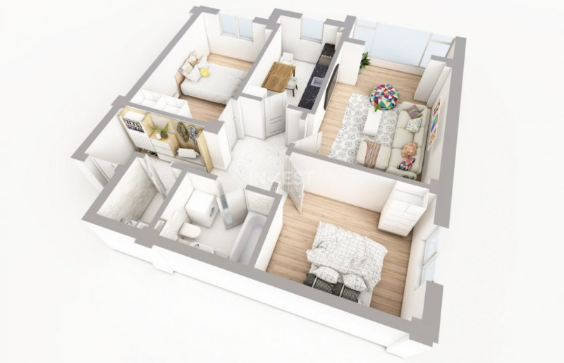 TVA 21% INCLUS! COMISION 0% ! 3 CAMERE BLOC NOU POPAS PACURARI