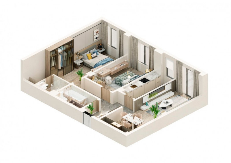 Apartament 3 Camere Decomandat, 85mp Bloc Nou