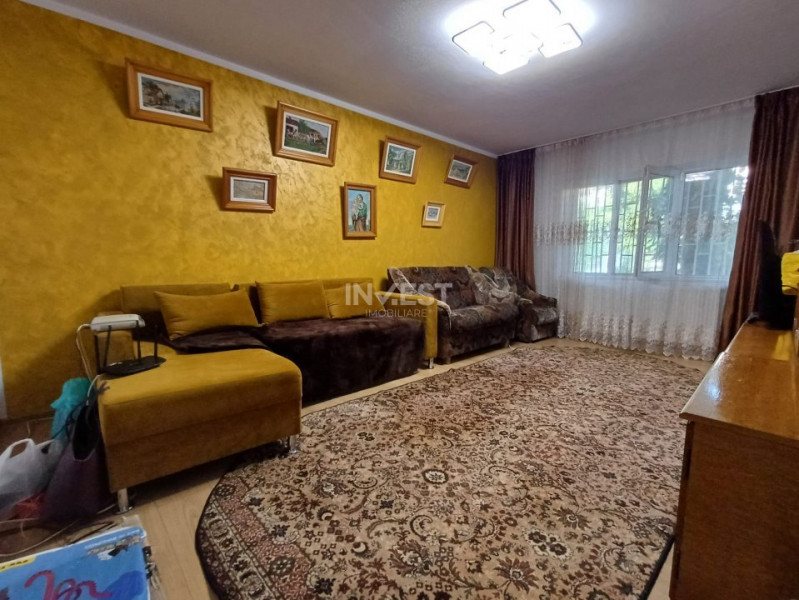 Apartament 3 camere decomandat, mobilat, centrală, beci + boxă – zona Frumoasa