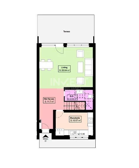 CASA PREMIUM CU 4 CAMERE , COMPLEX REZIDENTIAL PLATOU GALATA