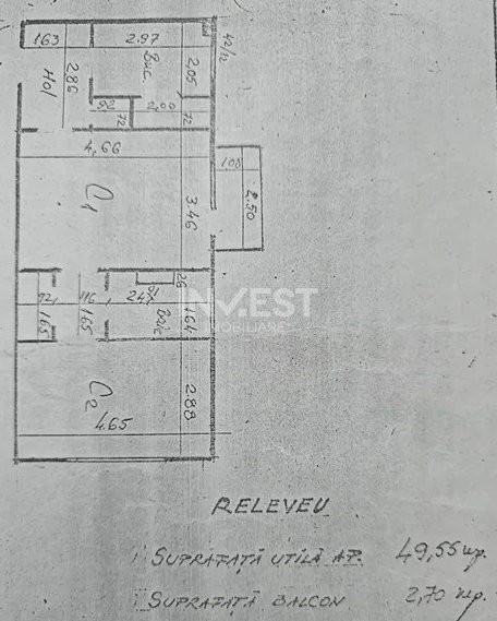 Apartament 2 camere - etaj 2 - Podul de Piatră