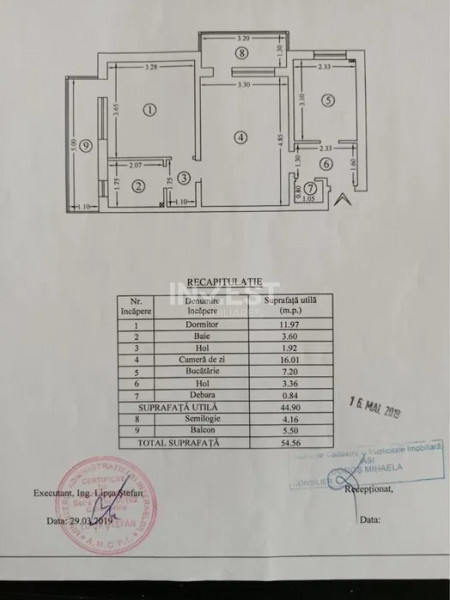 Apartament 2 camere-etaj 1-Podu Ros