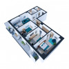 APARTAMENT 4 CAMERE , NICOLINA , 103 MP