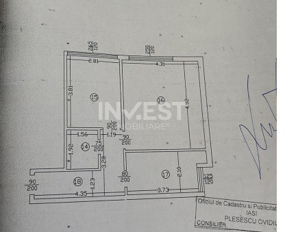 Apartament cu 2 camere-Bloc Nou-Tatarasi