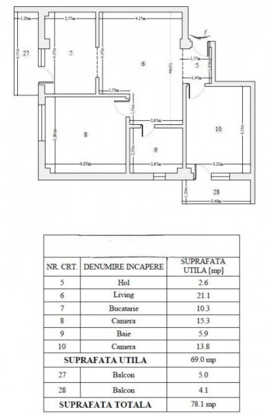 COMISION 0%! 3 CAMERE BLOC NOU! LIFT!