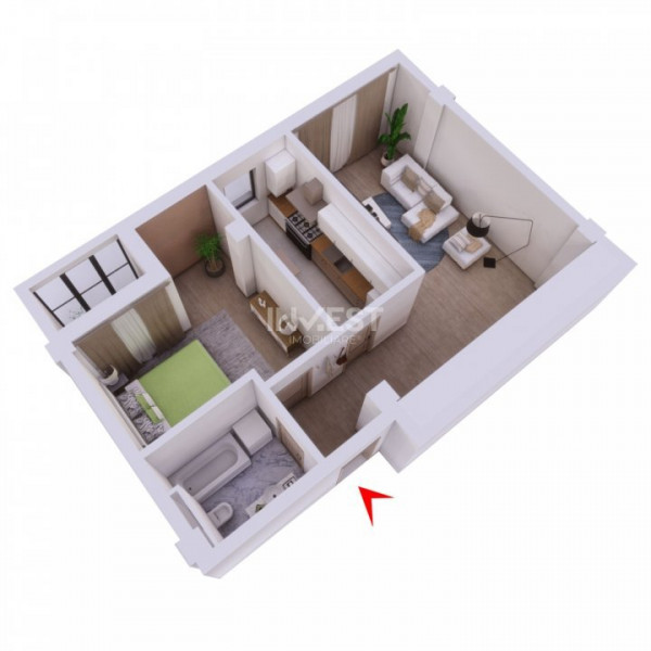 COMISION 0%! 2 CAMERE DECOMANDAT BLOC NOU 