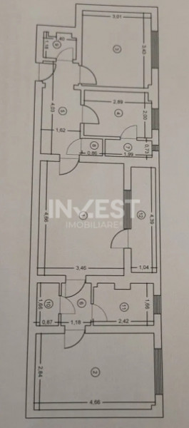 Apartament 3 camere- etaj intermediar- Tatarasi