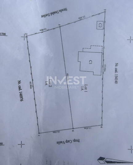 Teren intravilan 766mp,  Dealul Zorilor- Mun IASI