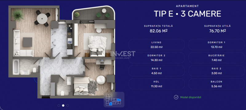 APARTAMENT CU 3 CAMERE DECOMANDAT, 2 BAI , COMPLEX PREMIUM +++, COMISION 0% !!!