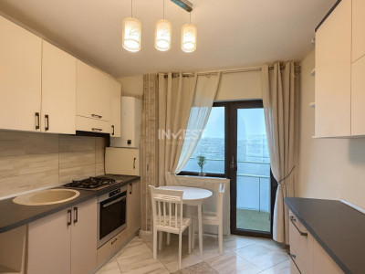 Apartament cu 2 camere în bloc nou, decomandat, etajul 1