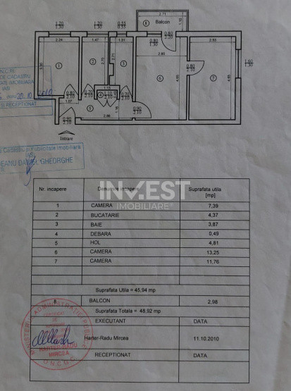 APARTAMENT DE VANZARE-3 CAMERE-PIATA VOIEVOZILOR