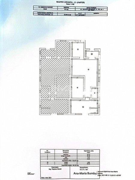 Casa de vanzare, 3 camere, 2 bai, 379mp teren. zona Visani, IAȘI