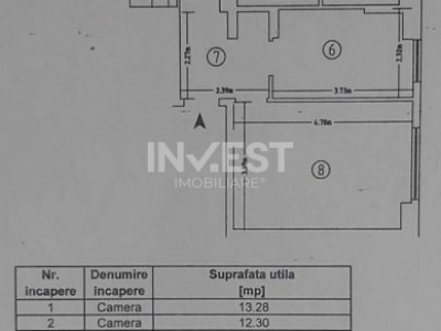 Apartament 3 camere-Dacia-Bicaz-etaj 3
