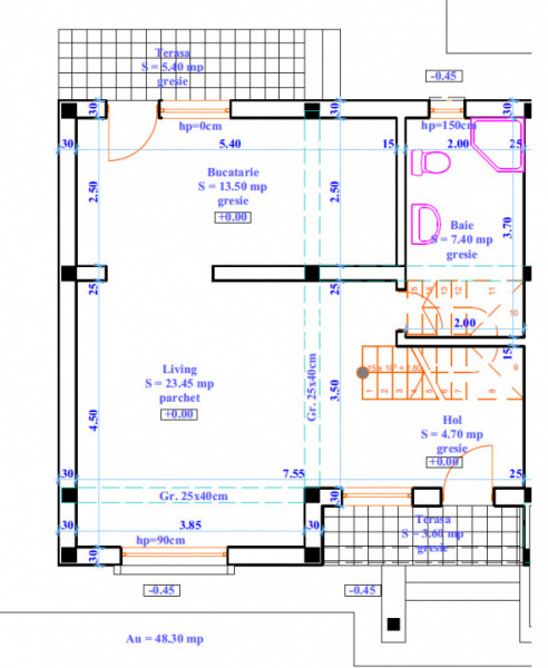 Casa de vanzare 4 camere. Mobilata. Valea Adanca- 900m de CUG