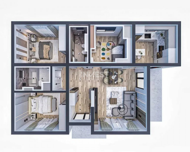 Casa individuala, 4 camere, 2 bai, Valea Ursului-Vorovesti