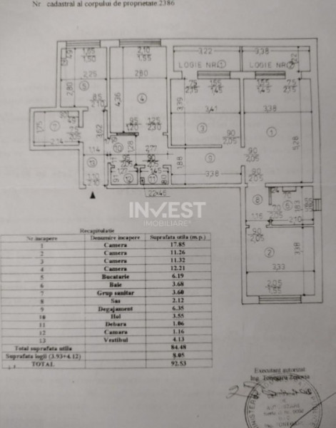 DE VANZARE-APARTAMENT 4 CAMERE-ALEXANDRU CEL BUN