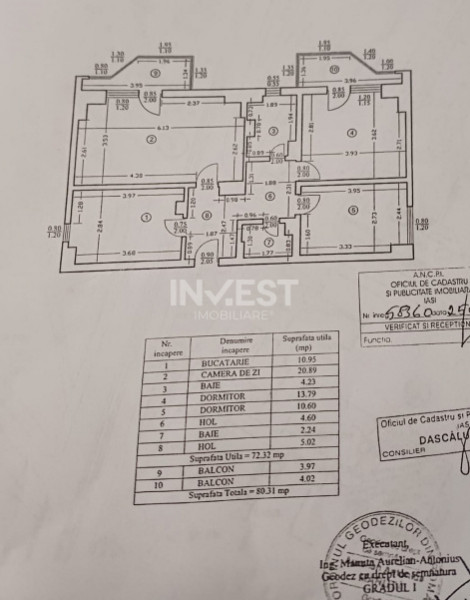 Apartament 3 camere decomandat – 80 mp –mobilat- Nicolina 1(Lidl)