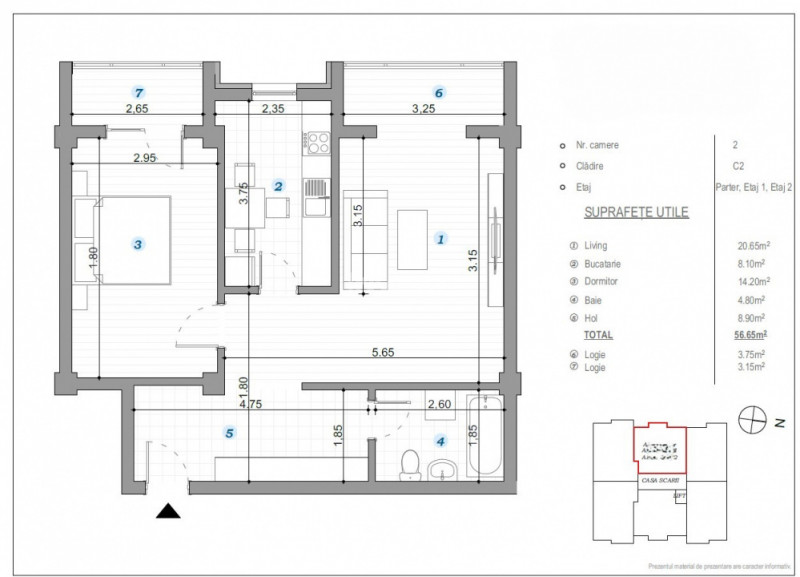 COMISION 0% ! 2 CAMERE DECOMANDAT POPAS PACURARI