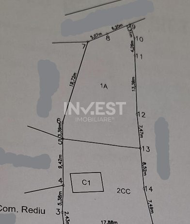 TEREN INTRAVILAN, 602 MP, REDIU