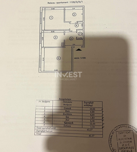 Apartament 2 camere- Podul de fier