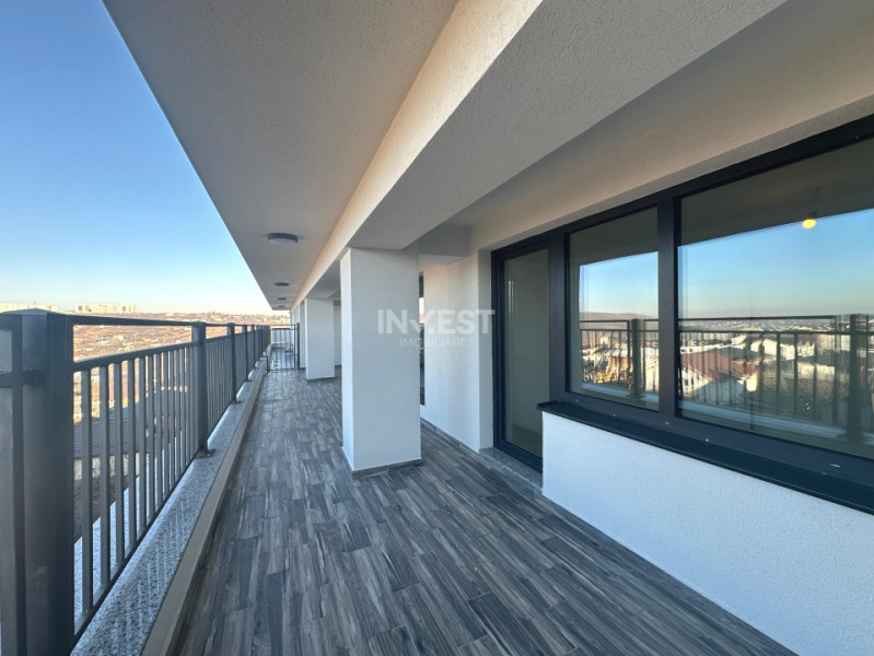 COMISION 0%! 2 CAMERE+ TERASA 25MP CU VEDERE PANORAMICA 