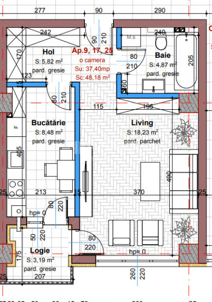 COMISION 0% , APARTAMENT 1 CAMERA DECOMANDAT , ZONA 5 DRUMURI VALEA ADANCA