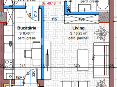 COMISION 0% , APARTAMENT 1 CAMERA DECOMANDAT , ZONA 5 DRUMURI VALEA ADANCA