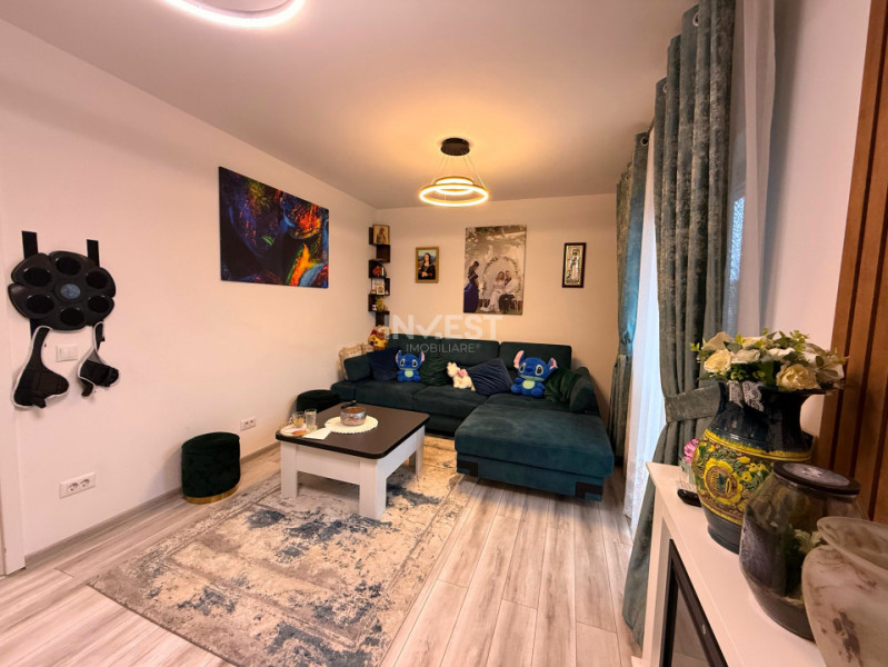 Apartament finalizat! 2 camere decomandat, etaj 1, mobilat & utilat