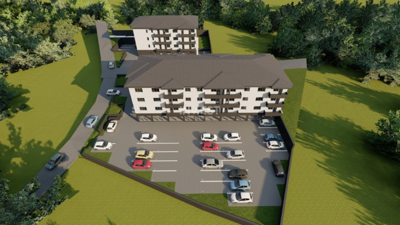 Apartament nou cu 2 camere decomandat - 57,7 MP