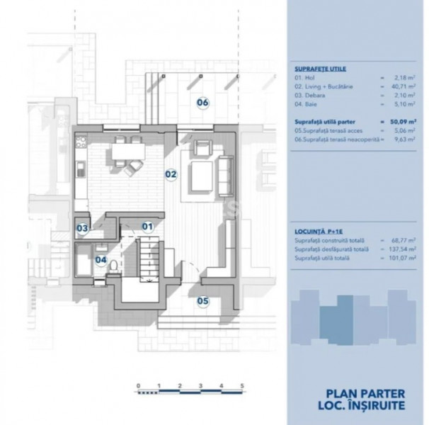 Casă Înșiruită P+1 Valea Lupului-Iași