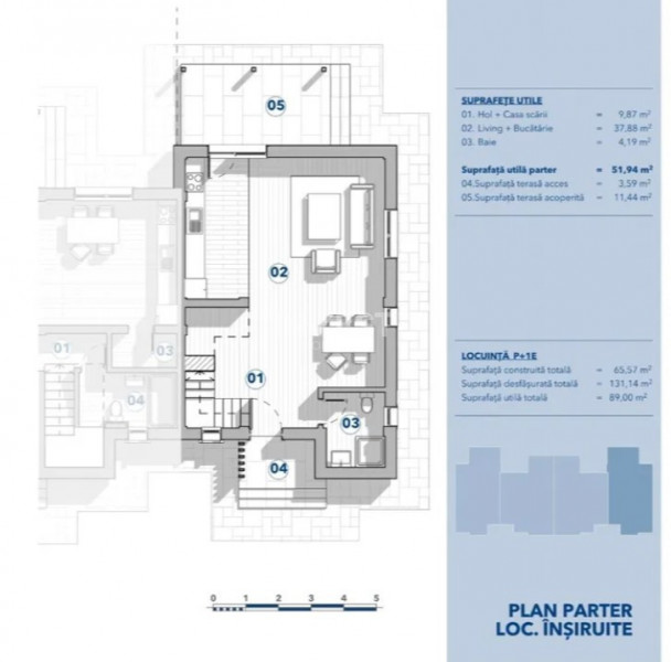 Casă Înșiruită P+1 Valea Lupului-Iași