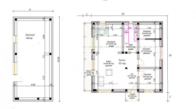 Casă P+1 cu PADURE Valea Lupului-Iași