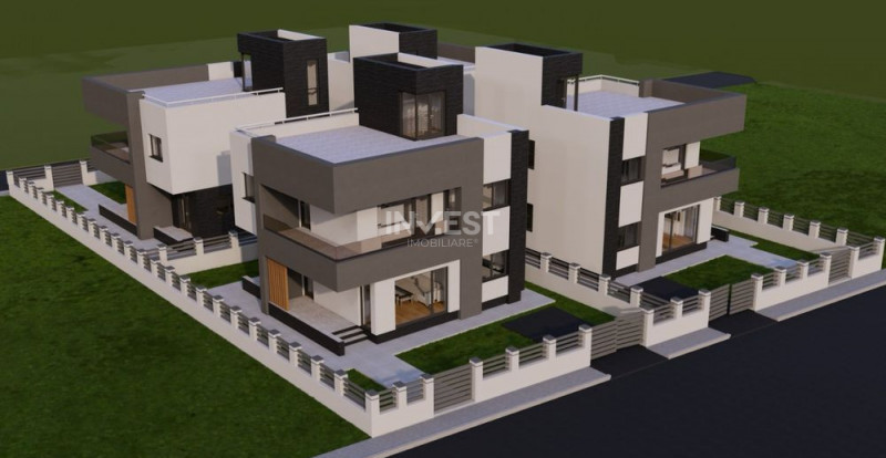 Casă Individuala Mediteraneana Acoperis-TERASĂ ! Rediu !