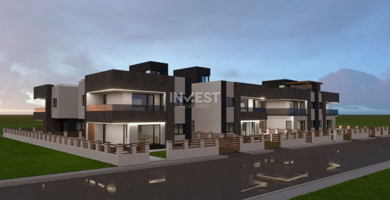 Casă Individuala Mediteraneana Acoperis-TERASĂ ! Rediu !