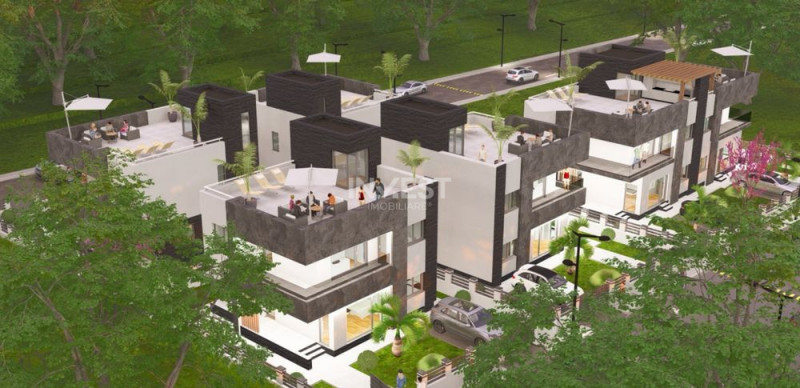 Casă Individuala Mediteraneana Acoperis-TERASĂ ! Rediu !